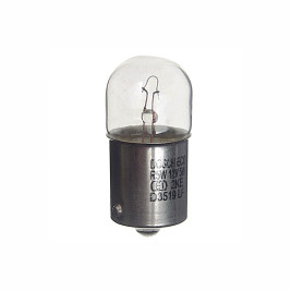 Лампа автомобильная накаливания R5W, 12V, 5Вт, BA15s, PURE LIGHT, BOSCH - 1 шт