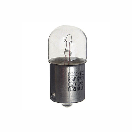 Лампа автомобильная накаливания R5W, 12V, 5Вт, BA15s, PURE LIGHT, BOSCH - 1 шт - Артикул 1987302237_BCH