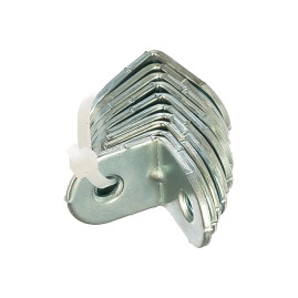 Кронштейн МК 20 х 20 мм, цинк, 10 шт