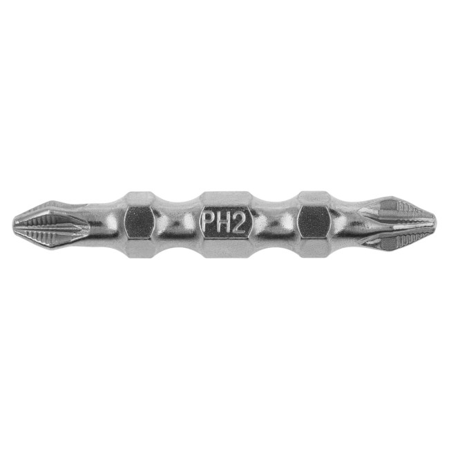 Набор бит двухсторонних, PH2-PZ2, 45 мм, сталь S2, 2 шт. Gross - Артикул 1121711 Набор бит двухсторонних, PH2-PZ2, 45 мм, сталь S2, 2 шт. Gross - Артикул 1121711