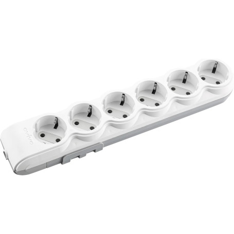 Колодка розеточная электрическая 6-ти местная с/з, OVIVO - Артикул 10101023