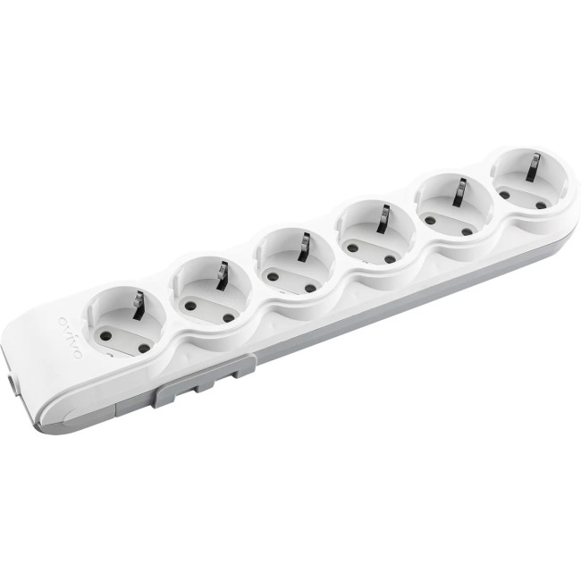 Колодка розеточная электрическая 6-ти местная с/з, OVIVO - Артикул 10101023 Колодка розеточная электрическая 6-ти местная с/з, OVIVO - Артикул 10101023