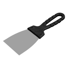 Шпательная лопатка из нержавеющей стали, 80 мм, пластмассовая ручка