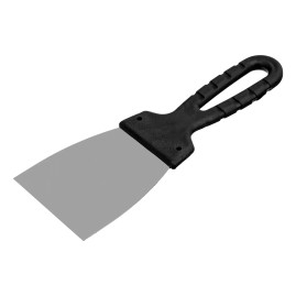 Шпательная лопатка из нержавеющей стали, 80 мм, пластмассовая ручка