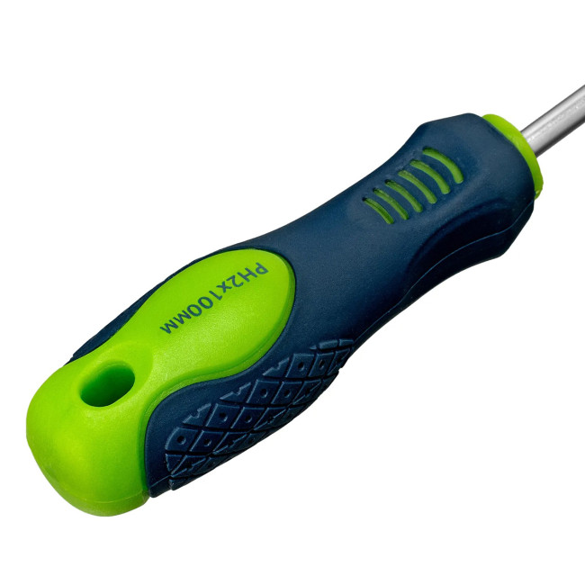 Отвертка, PH2 х 100 мм, CrV, двухкомпонентная рукоятка - Артикул 1184512 Отвертка, PH2 х 100 мм, CrV, двухкомпонентная рукоятка - Артикул 1184512