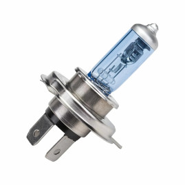 Лампа автомобильная галогеновая H4, 12V, 60/55Вт, P43t, Xenon Blue, BOSCH - 1 шт