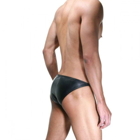 Мужские трусы-слипы с металлическим декором по бокам - Артикул 323681