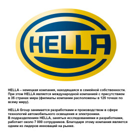 Лампа автомобильная накаливания BAX W1.2W, 24V, 1.2Вт, D8.5D, HELLA - 1 шт