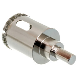 Сверло алмазное по керамограниту, 35 х 67 мм, трехгранный хвостовик