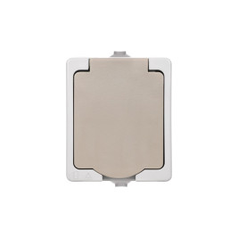 Розетка 2П+З открытой установки IP54 16А &quot;Вуокса&quot; TDM