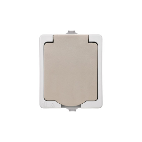 Розетка 2П+З открытой установки IP54 16А &quot;Вуокса&quot; TDM - Артикул SQ1803-0007