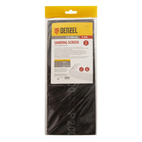 Сетка абразивная, P 200, 115 х 280 мм, 5 шт - Артикул 7517911