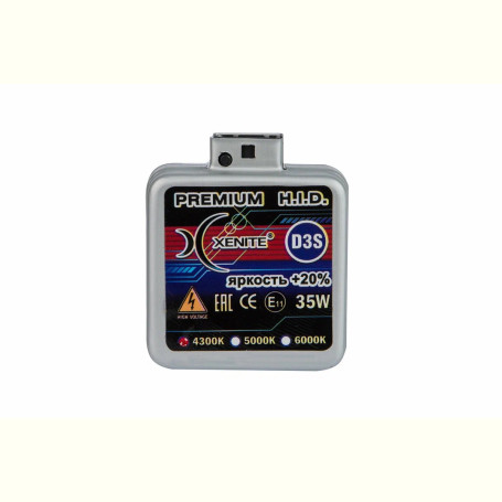 Лампа автомобильная ксеноновая D3S, 42V, 35Вт, PK32d-5, 4300К, Original XENITE - 1 шт - Артикул 1004131_XNI