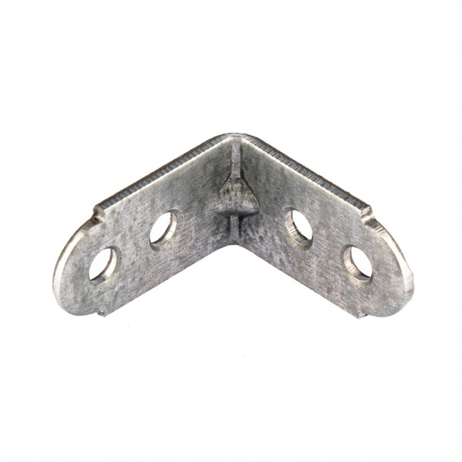 Уголок мебельный усиленный, 30х30х16 мм, цинк, 10 шт. - Артикул 4651311
