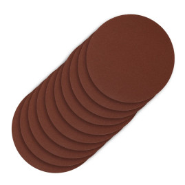 Круг абразивный на ворсовой подложке под &quot;липучку&quot;, P 180, 125 мм, 10 шт