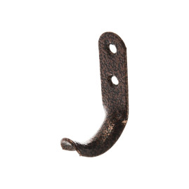 Крючок-вешалка №7, антик медь, 5 шт