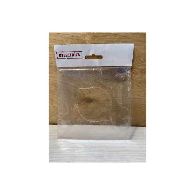 Рамка декоративная защитная под выкл./роз. прозрачная d140 мм - Артикул 735212.410-01