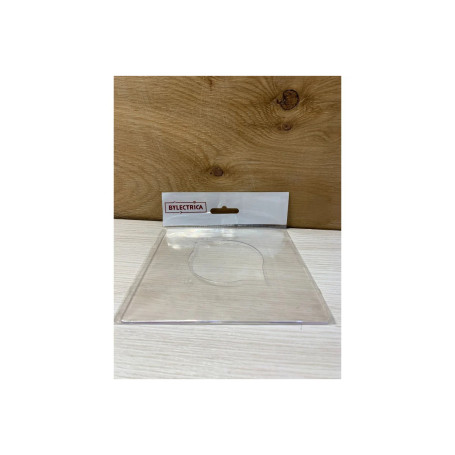 Рамка декоративная защитная под выкл./роз. прозрачная d140 мм - Артикул 735212.410-01