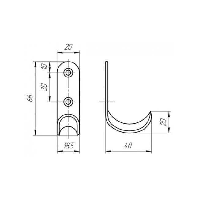 Крючок-вешалка №7, цинк, 5 шт - Артикул 9159811 Крючок-вешалка №7, цинк, 5 шт - Артикул 9159811
