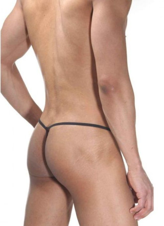 Мужские трусы-стринги с нижней частью в полоску - Артикул 354260