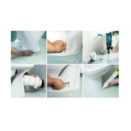 Комплект крепления унитаза 6х80 мм, 2шт.