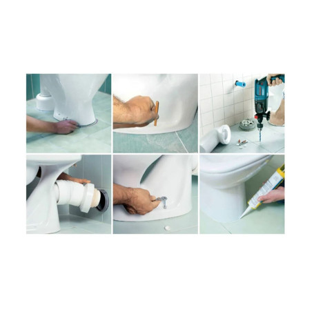 Комплект крепления унитаза 6х80 мм, 2шт. - Артикул 108701