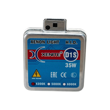 Лампа автомобильная ксеноновая D1S, 85V, 35Вт, PK32d-2, 4300К, Original XENITE - 1 шт - Артикул 1004113_XNI