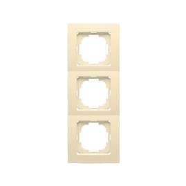Рамка трехместная Бежевая TOURAN EKO Naturel (Thema) NILSON