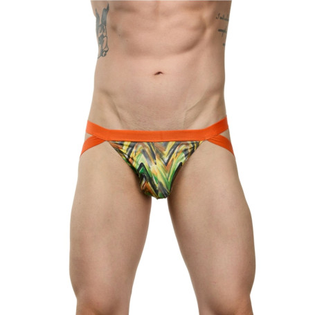 Яркие мужские трусы-джоки с принтом - Артикул 425163