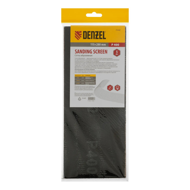 Сетка абразивная, P 400, 115 х 280 мм, 5 шт - Артикул 7518711 Сетка абразивная, P 400, 115 х 280 мм, 5 шт - Артикул 7518711