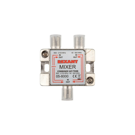 Диплексор (сумматор-делитель) эфирный SAT + TV - Артикул 05-8000