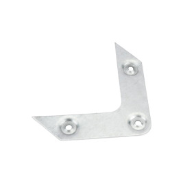 Уголок оконный, 1.2 мм, 50 х 50 мм, цинк 4 шт