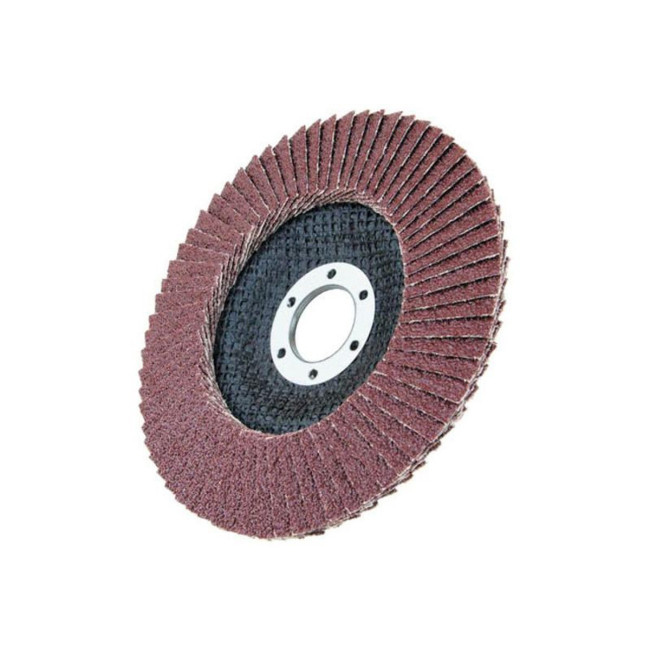 Круг лепестковый торцевой КЛТ-1, зернистость P 40 (40Н), 125 х 22,2 мм, "БАЗ" (2 штуки) - Артикул 7400412