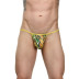 Мужские принтованные трусы-тонги - Артикул 425167