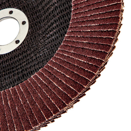 Круг лепестковый торцевой КЛТ-1, зернистость P 60 (25Н), 125 х 22,2 мм, "БАЗ" (2 штуки) - Артикул 7400512