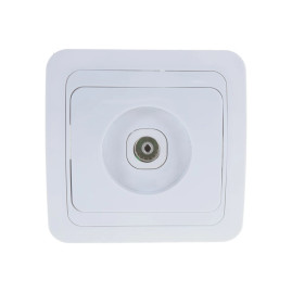 Розетка TV 1-м СП Валери бел. UNIVersal В0027