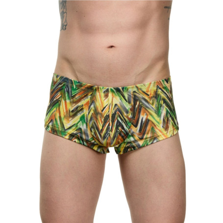 Мужские трусы-боксеры с зигзагообразным рисунком - Артикул 425169