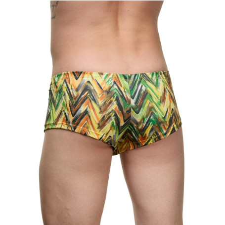 Мужские трусы-боксеры с зигзагообразным рисунком - Артикул 425169