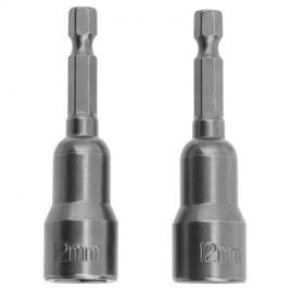 Биты с торцевыми головками 12 мм, 65 мм, 2 шт