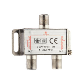Сплиттер (делитель) эфирный на 2 телевизора 5-2500Hz Спутник