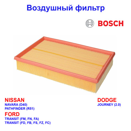 фильтр воздушный! Nissan Navara/Pathfinder 2.5DCi/CDi 05> - Артикул F026400033_BCH