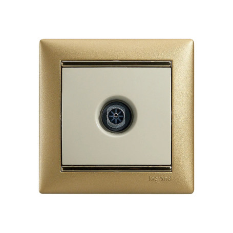 Розетка ТВ, телевизионная оконечная, белая, 1.5dB, Legrand Valena, 774329 - Артикул 774329