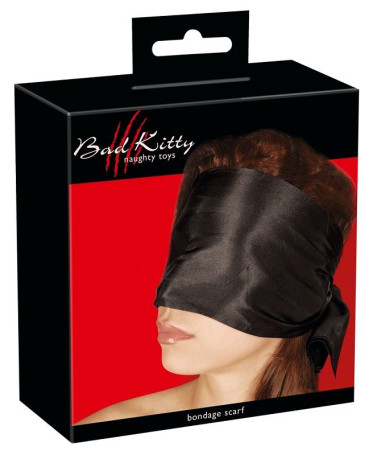 Широкая повязка-шарф на глаза Bad Kitty Bondage Scarf - Артикул 109689