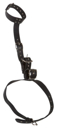 Фиксация на шею и запястья Bad Kitty Neck and Hand Restraints - Артикул 109693
