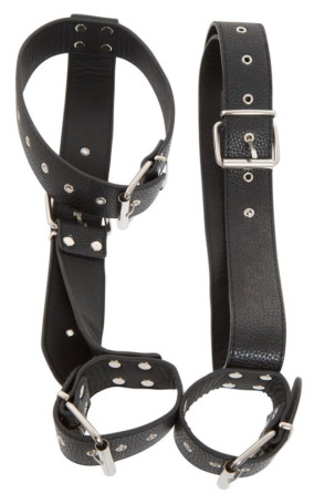 Фиксация на шею и запястья Bad Kitty Neck and Hand Restraints - Артикул 109693