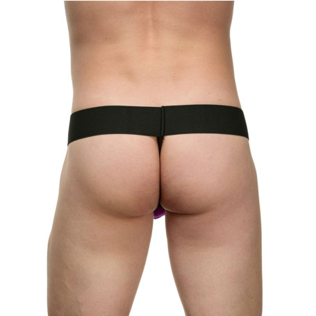 Мужские трусы-стринги на широком поясе - Артикул 425189