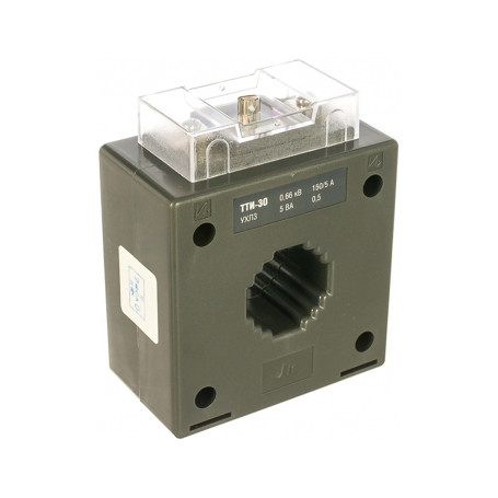 Трансформатор тока измерительный 150/5, класс точности 0.5, ТТИ-30, без шины, 5 ВА, ITT20-2-05-0150 - Артикул ITT20-2-05-0150