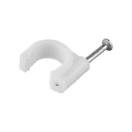 Скобы электроустановочные, 6 мм, круглый профиль, 50 шт. - Артикул 4751611