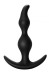 Чёрная анальная пробка Bent Anal Plug Black - 13 см. - Артикул 88040