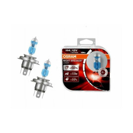 Лампа автомобильная галогеновая H4, 12V, 60/55Вт, +150% света, NIGHT BREAKER LASER, Osram - 2 шт